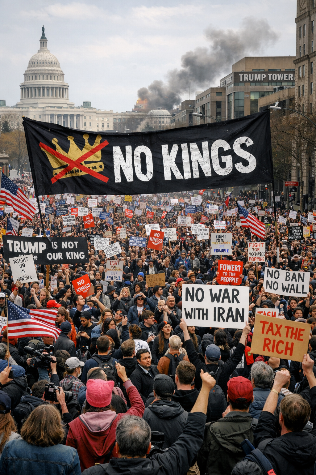 Millions Join “No Kings” Protests Across the U.S. in Powerful Show of Public Dissent